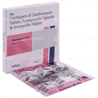 Cavmox Hp Kit 4 Tablet And 2 Capsule